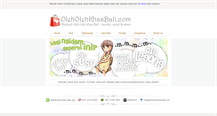 Desktop Screenshot of oleholehkhasbali.com