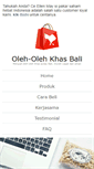 Mobile Screenshot of oleholehkhasbali.com